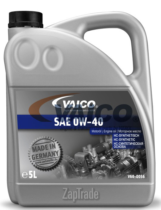 Купить моторное масло Vaico SAE 0W-40, в интернет-магазине в Екатеринбурге