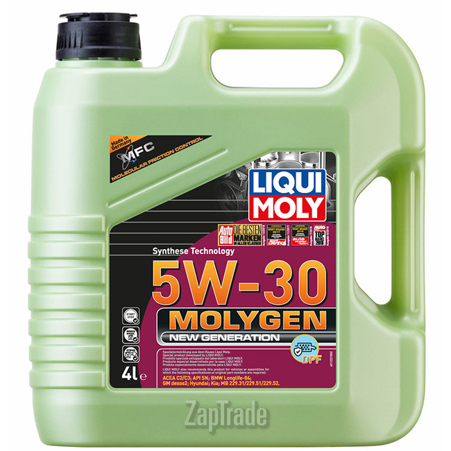 Купить моторное масло Liqui moly Molygen New Generation DPF, в интернет-магазине в Екатеринбурге
