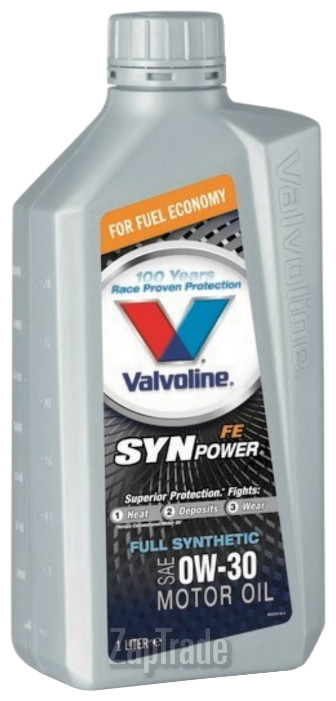Купить моторное масло Valvoline SYNPOWER FE SAE 0W-30, 1л, в интернет-магазине в Екатеринбурге