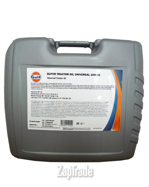 Купить моторное масло Gulf Super Tractor Oil Universal, в интернет-магазине в Екатеринбурге