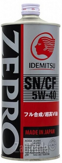 Купить моторное масло Idemitsu Zepro Euro Spec, в интернет-магазине в Екатеринбурге