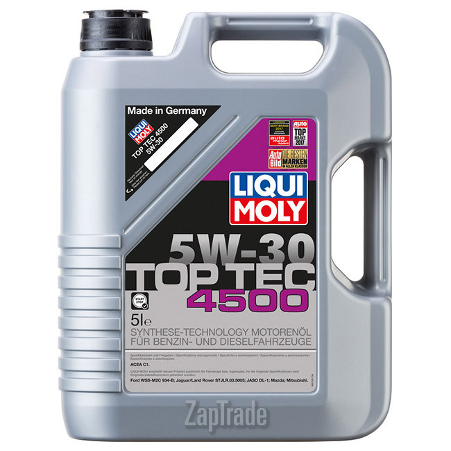 Купить моторное масло Liqui moly Top Tec 4500, в интернет-магазине в Екатеринбурге