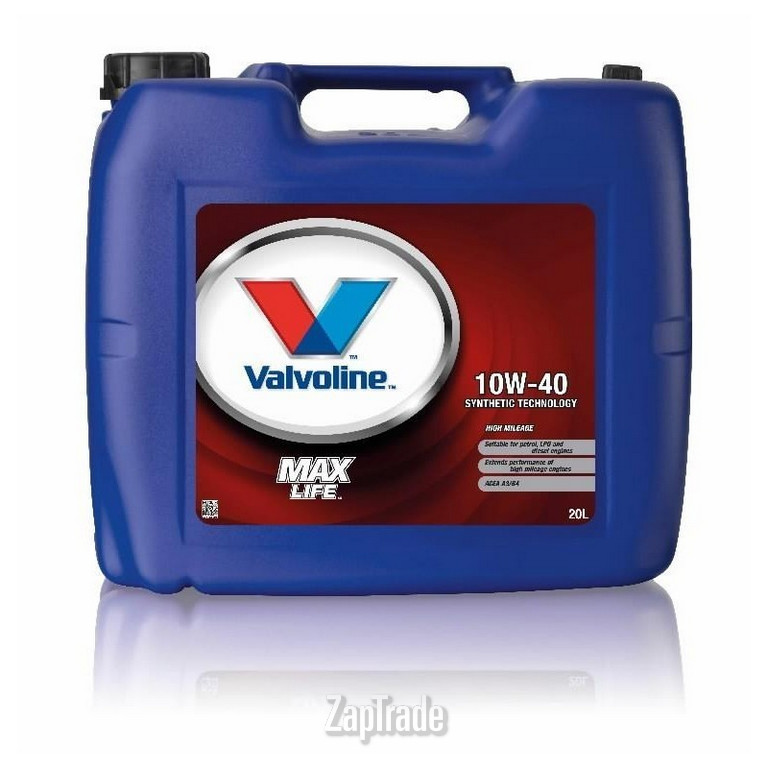 Купить моторное масло Valvoline MAXLIFE SAE 10W-40, 20 л, в интернет-магазине в Екатеринбурге