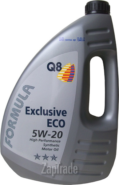 Купить моторное масло Q8 Formula Exclusive Eco SAE 5W-20, в интернет-магазине в Екатеринбурге