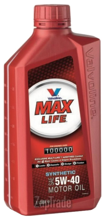Купить моторное масло Valvoline MAXLIFE SAE 5W-40, 1л, в интернет-магазине в Екатеринбурге