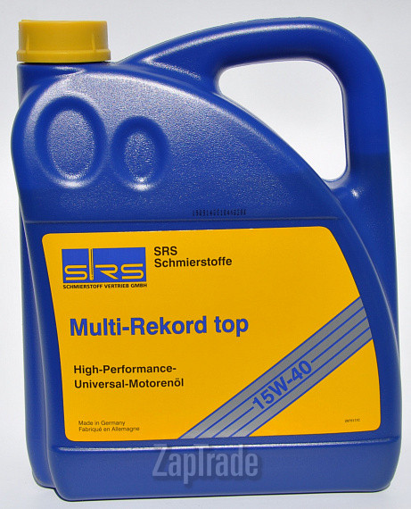 Купить моторное масло Srs Multi-Rekord Top 15W-40, в интернет-магазине в Екатеринбурге