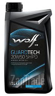 Купить моторное масло Wolf GUARDTECH 20W50 SHPD, в интернет-магазине в Екатеринбурге