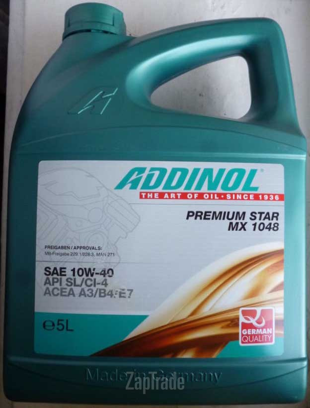 Купить моторное масло Addinol Premium Star MX 1048, в интернет-магазине в Екатеринбурге