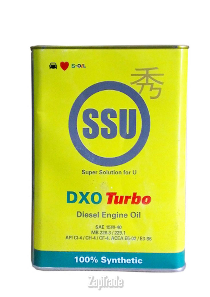 Купить моторное масло S-oil SSU DXO Turbo, в интернет-магазине в Екатеринбурге
