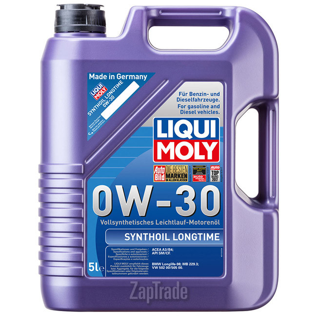Купить моторное масло Liqui moly Synthoil Longtime, в интернет-магазине в Екатеринбурге