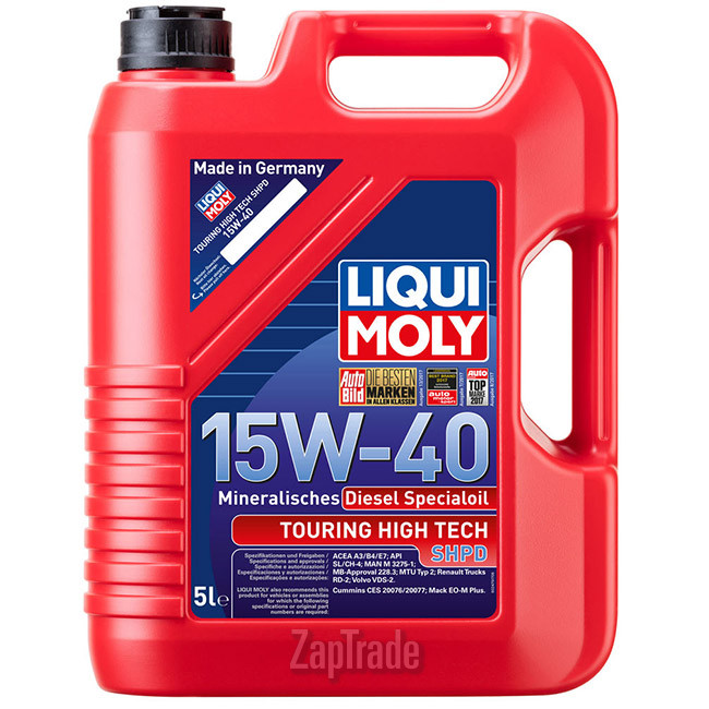 Купить моторное масло Liqui moly Touring High Tech SHPD-Motoroil Basic, в интернет-магазине в Екатеринбурге