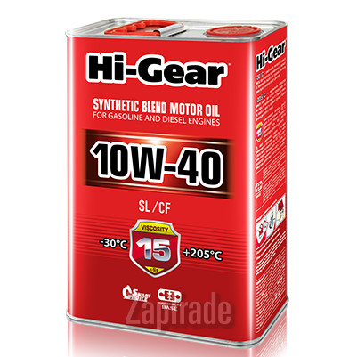 Купить моторное масло Hi-gear SAE 10W-40 API SL/CF, в интернет-магазине в Екатеринбурге