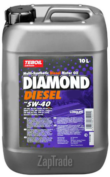 Купить моторное масло Teboil Diamond Diesel, в интернет-магазине в Екатеринбурге