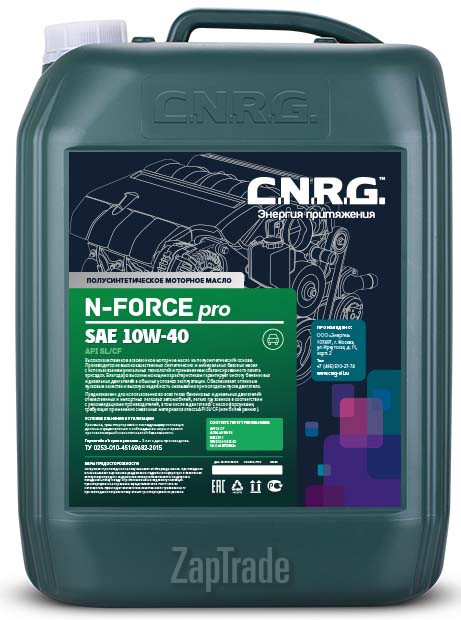 Купить моторное масло C.n.r.g. N-Force Pro, в интернет-магазине в Екатеринбурге