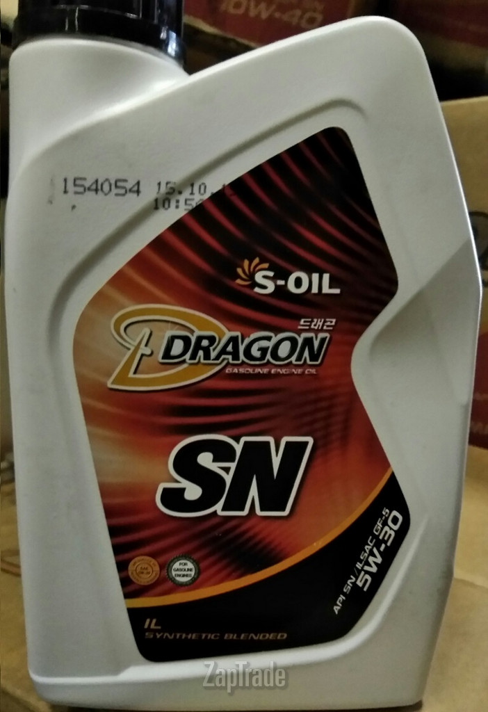 Купить моторное масло S-oil DRAGON SN, в интернет-магазине в Екатеринбурге