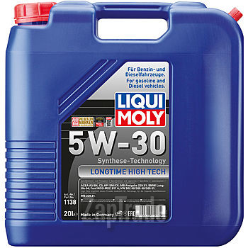 Купить моторное масло Liqui moly Longtime High Tech, в интернет-магазине в Екатеринбурге
