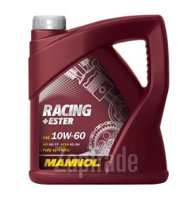 Купить моторное масло Mannol Racing+Ester 10W-60 (MN7902-4), в интернет-магазине в Екатеринбурге