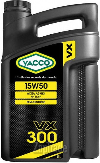 Купить моторное масло Yacco VX 300, в интернет-магазине в Екатеринбурге