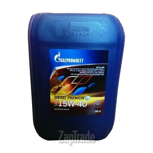 Купить моторное масло Gazpromneft Diesel Premium 15W-40, в интернет-магазине в Екатеринбурге