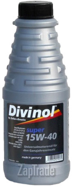 Купить моторное масло Divinol Super 15W-40, в интернет-магазине в Екатеринбурге