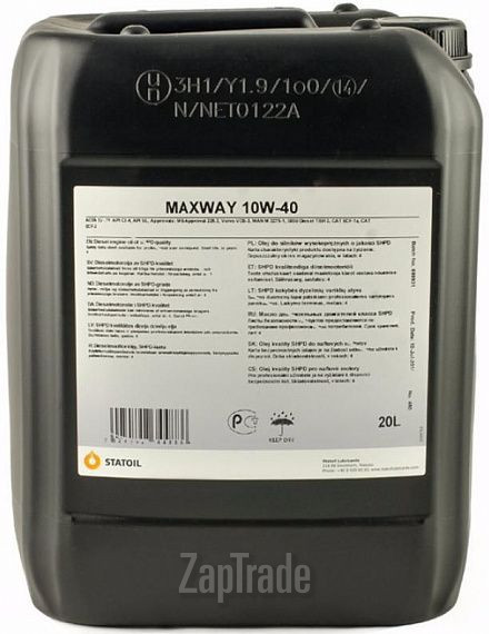 Купить моторное масло Statoil Maxway, в интернет-магазине в Екатеринбурге