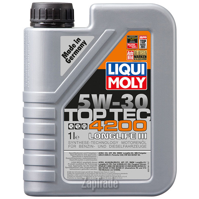 Купить моторное масло Liqui moly Top Tec 4200, в интернет-магазине в Екатеринбурге