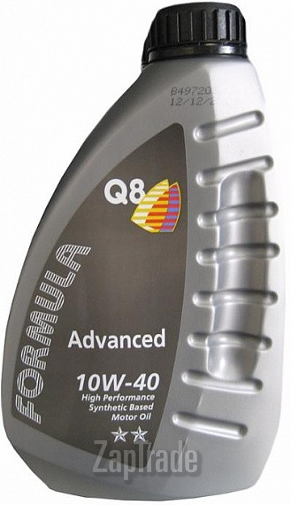 Купить моторное масло Q8 Formula Advanced 10W-40, в интернет-магазине в Екатеринбурге