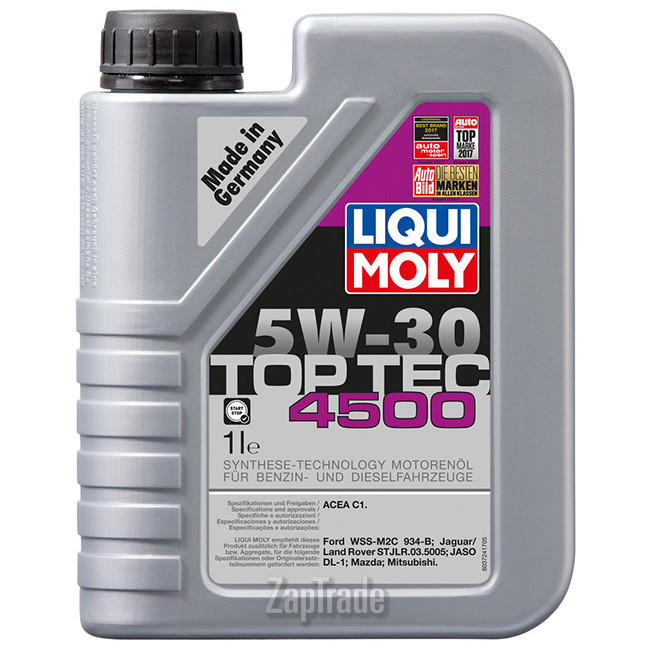 Купить моторное масло Liqui moly Top Tec 4500, в интернет-магазине в Екатеринбурге