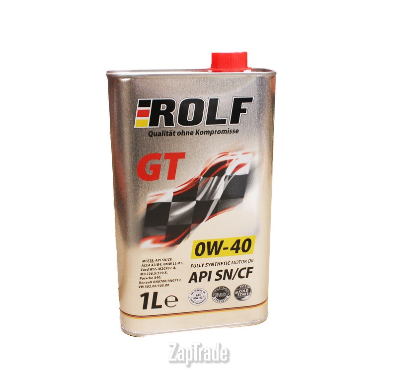 Купить моторное масло Rolf GT SAE 0W-40, в интернет-магазине в Екатеринбурге
