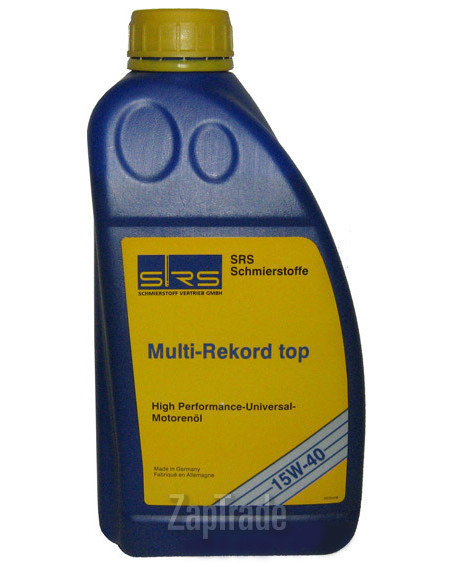 Купить моторное масло Srs Multi-Rekord top 15W-40, в интернет-магазине в Екатеринбурге