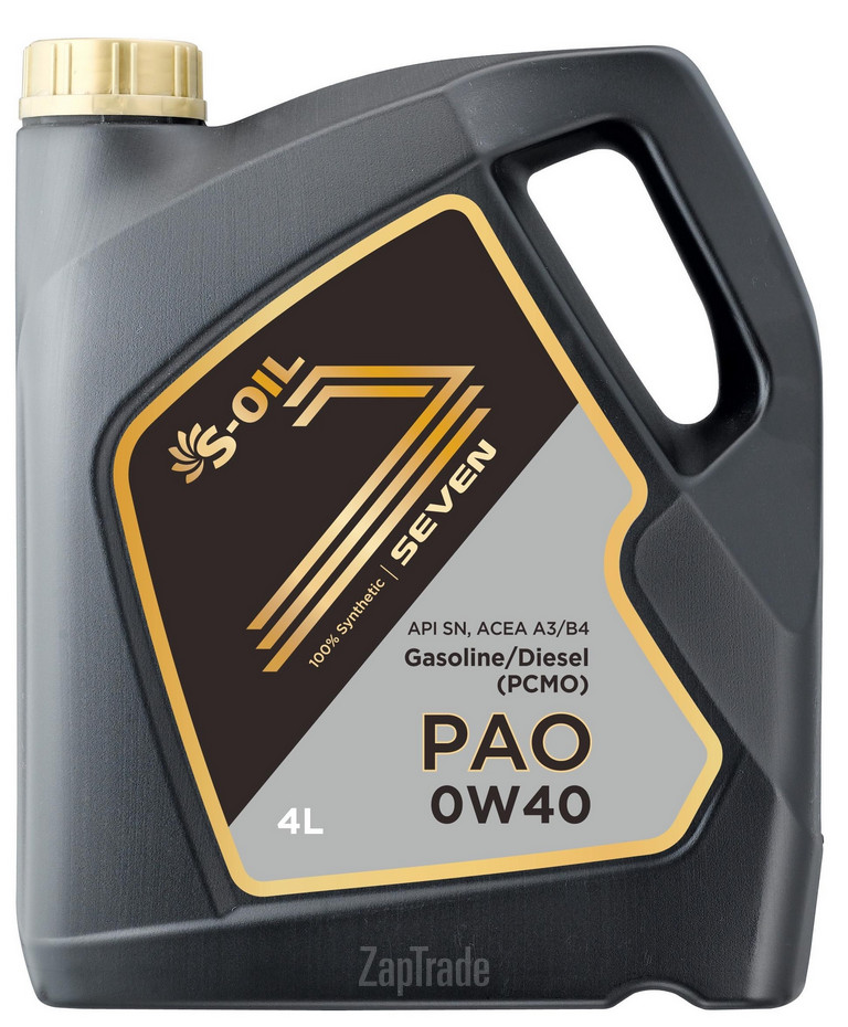 Купить моторное масло S-oil SEVEN PAO, в интернет-магазине в Екатеринбурге