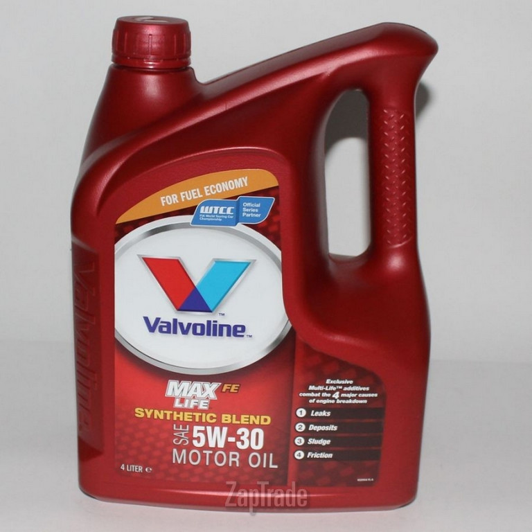 Купить моторное масло Valvoline MAXLIFE SAE 5W-30, 4л, в интернет-магазине в Екатеринбурге