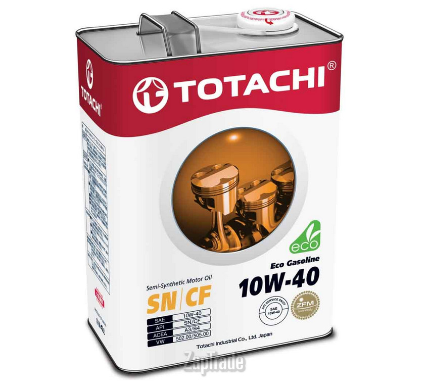 Купить моторное масло Totachi Eco Gasoline Semi-Synthetic SN/CF, в интернет-магазине в Екатеринбурге