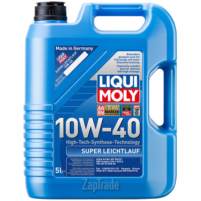 Купить моторное масло Liqui moly Super Leichtlauf, в интернет-магазине в Екатеринбурге