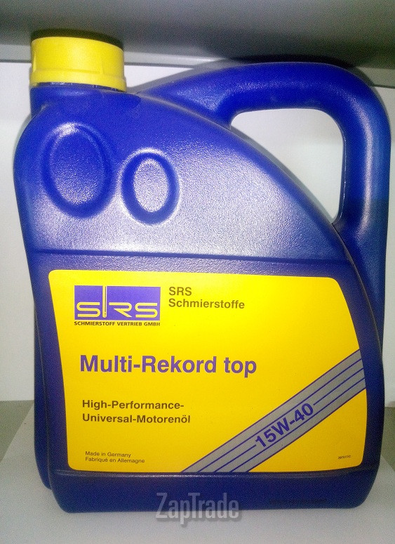 Купить моторное масло Srs Multi-Rekord top 15W-40, в интернет-магазине в Екатеринбурге