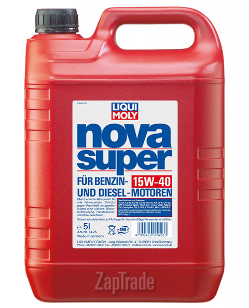 Купить моторное масло Liqui moly Nova Super, в интернет-магазине в Екатеринбурге