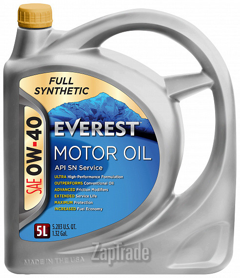 Купить моторное масло Everest Full Synthetic, в интернет-магазине в Екатеринбурге