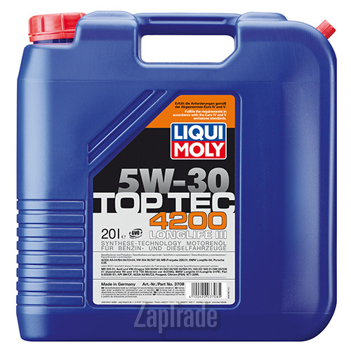 Купить моторное масло Liqui moly Top Tec 4200, в интернет-магазине в Екатеринбурге
