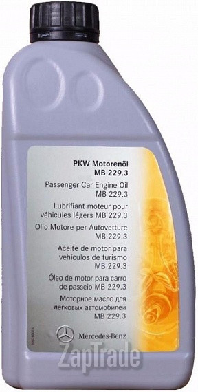Купить моторное масло Mercedes-benz PKW Motorenol, в интернет-магазине в Екатеринбурге