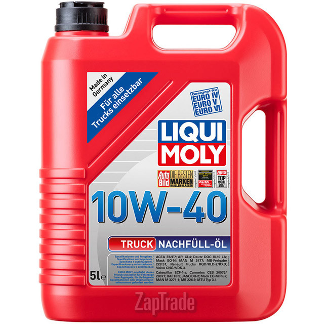 Купить моторное масло Liqui moly Truck Nachfull-Oil, в интернет-магазине в Екатеринбурге