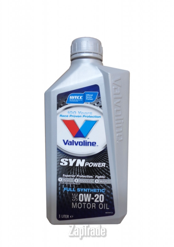 Купить моторное масло Valvoline SYNPOWER FE SAE 0W-20, 1л, в интернет-магазине в Екатеринбурге