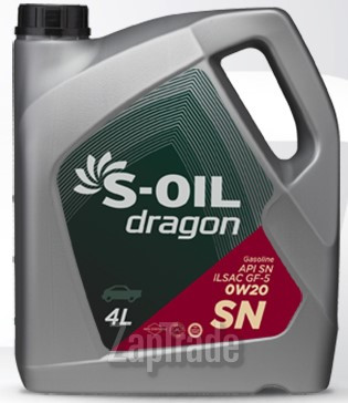 Купить моторное масло S-oil DRAGON SN, в интернет-магазине в Екатеринбурге