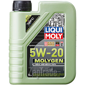 Купить моторное масло Liqui moly НС-синтетическое моторное масло Molygen New Generation 5W-20, в интернет-магазине в Екатеринбурге