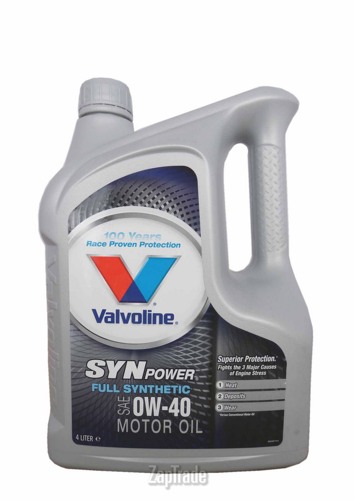 Купить моторное масло Valvoline SYNPOWER SAE 0W-40, 4л, в интернет-магазине в Екатеринбурге