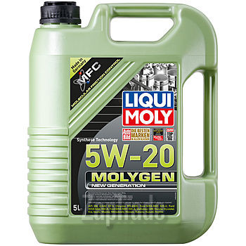Купить моторное масло Liqui moly НС-синтетическое моторное масло Molygen New Generation 5W-20, в интернет-магазине в Екатеринбурге