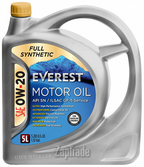 Купить моторное масло Everest Full Synthetic, в интернет-магазине в Екатеринбурге