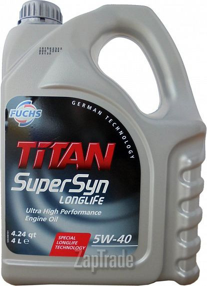 Купить моторное масло Fuchs Titan Supersyn Longlife, в интернет-магазине в Екатеринбурге