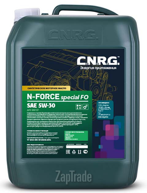 Купить моторное масло C.n.r.g. N-Force Special FO, в интернет-магазине в Екатеринбурге