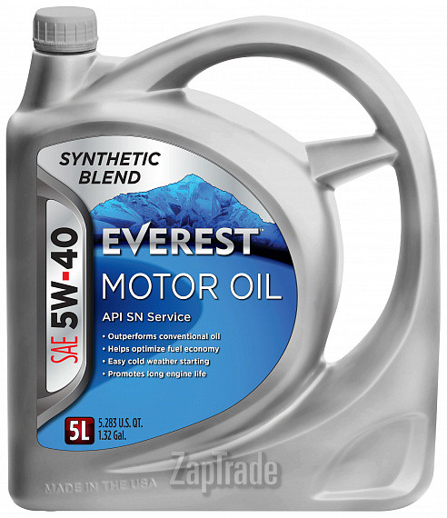 Купить моторное масло Everest Synthetic Blend, в интернет-магазине в Екатеринбурге
