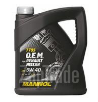 Купить моторное масло Mannol 7705 O.E.M. for Renault Nissan, в интернет-магазине в Екатеринбурге